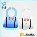 Professional custom silicon baby bandana bibs